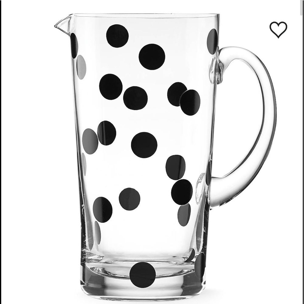 Kate Spade Deco Dot Water pitcher
